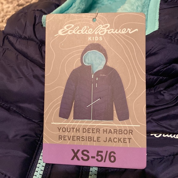 Eddie Bauer kids Youth Deer Harbor reversible jacket - Picture 2 of 7